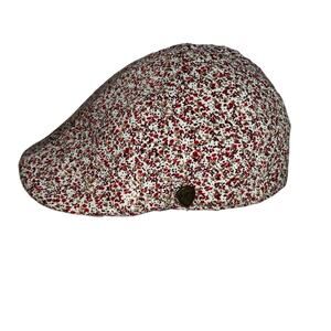 Pomoa Red And White News Boy Cap